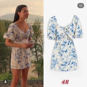 H&M Linen Knot Dress. XL.